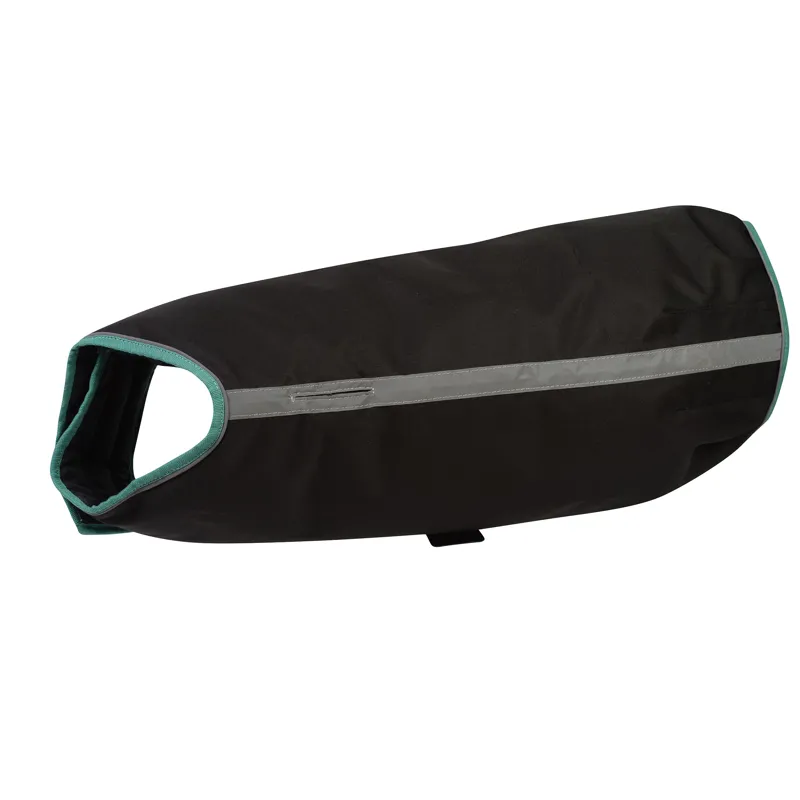 WeatherBeeta Green-Tec 900d 50g Lite Dog Coat - Black/Bottle Green-5