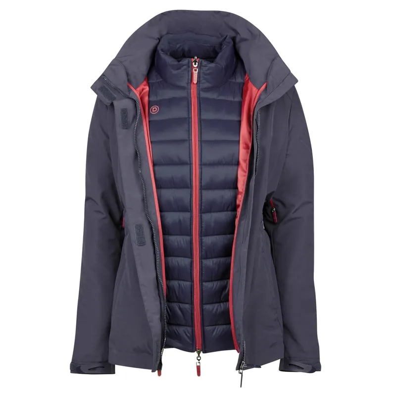 Dublin Peyton Ladies 2-In-1 Waterproof Jacket - Ink Navy