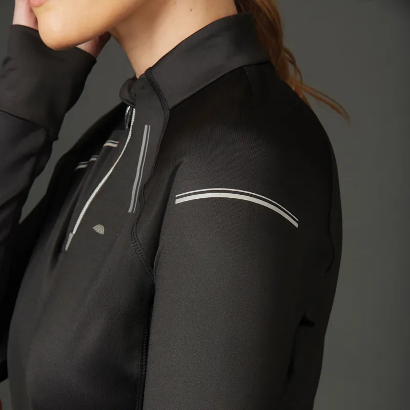 Weatherbeeta Victoria Premium Ladies Thermal Baselayer Top - Black-2