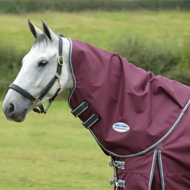 WeatherBeeta ComFiTec Plus Dynamic II 220g Neck Rug - Maroon/Grey