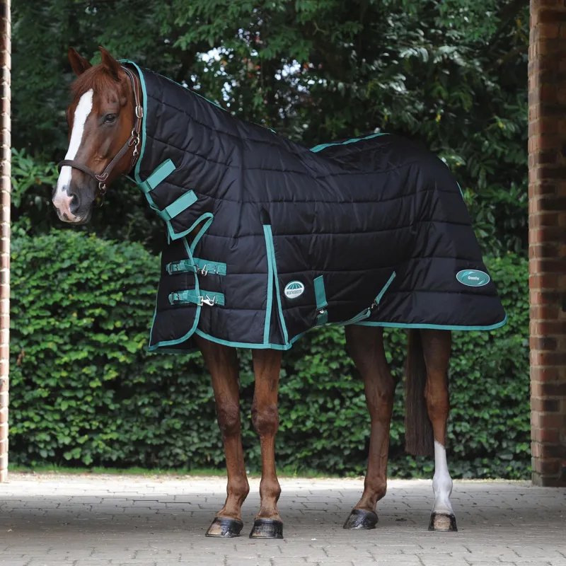 WeatherBeeta Green-Tec Stable Combo Neck 150g Rug - Black/Bottle Green