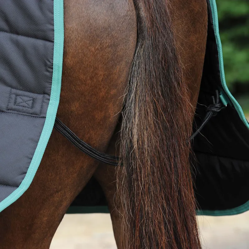 WeatherBeeta Green-Tec Stable Combo Neck 150g Rug - Black/Bottle Green-8