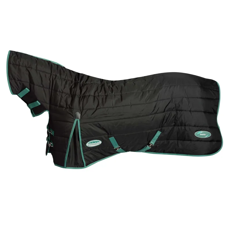 WeatherBeeta Green-Tec Stable Combo Neck 150g Rug - Black/Bottle Green-1