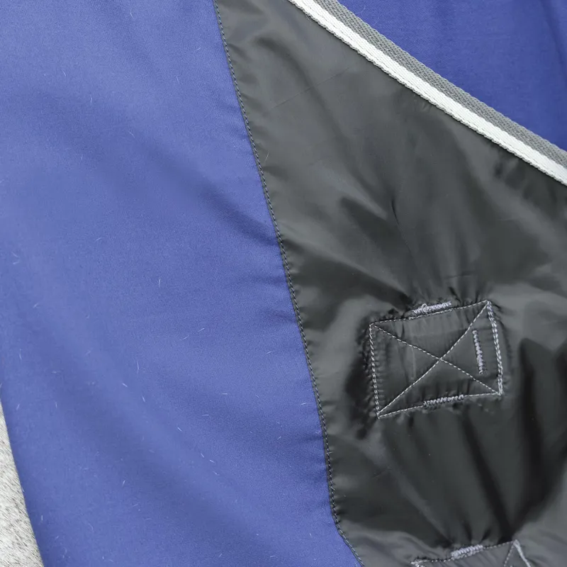 Weatherbeeta Cotton Show Sheet With Surcingles II - Dark Blue/Grey-5