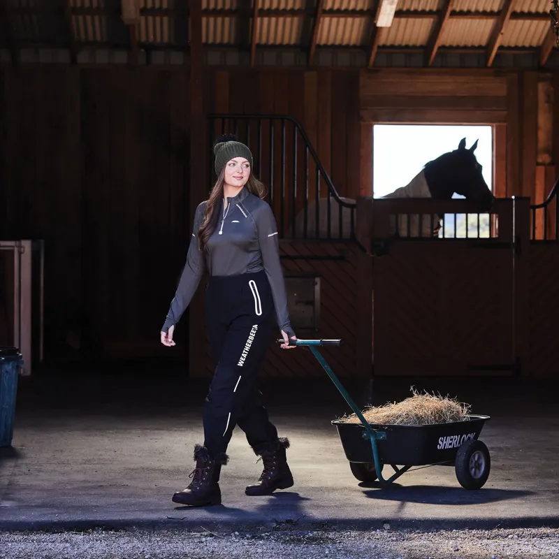 Weatherbeeta Rayne Waterproof Ladies Overtrousers - Black-1