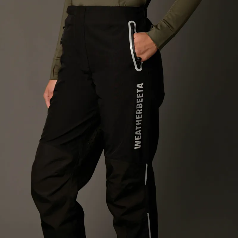 Weatherbeeta Rayne Waterproof Ladies Overtrousers - Black-2