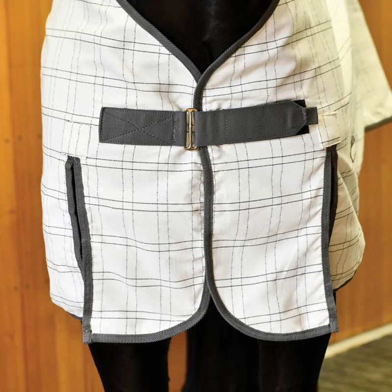 WeatherBeeta ComFiTec Cotton Sheet Rug Liner - Grey/White-3