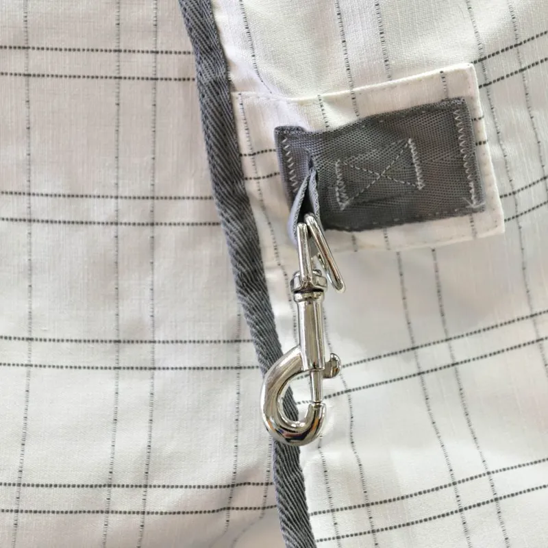 WeatherBeeta ComFiTec Cotton Sheet Rug Liner - Grey/White-4