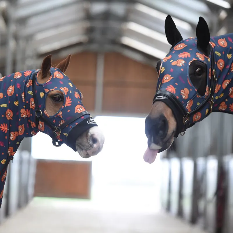 WeatherBeeta Printed Stretch Hood with Zip - Squirrel Print-2