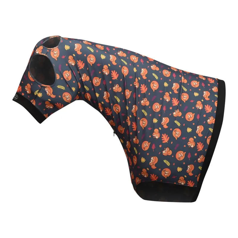 WeatherBeeta Printed Stretch Hood with Zip - Squirrel Print-1