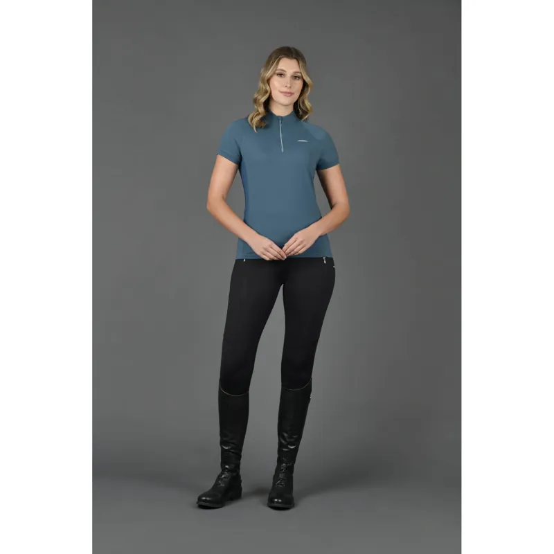 WeatherBeeta Sutton Short Sleeve Top - Teal-2