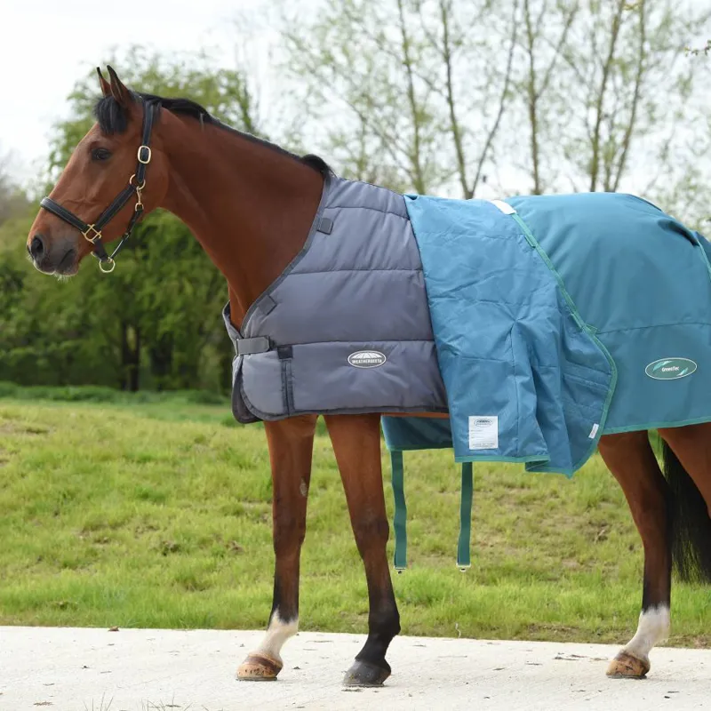 WeatherBeeta Green-Tec Medium/Lite 100g Rug Liner - Grey-4