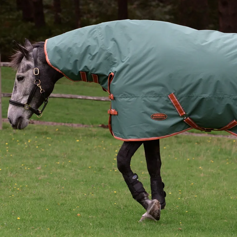 Weatherbeeta Comfitec Tyro Combo Neck 200g Turnout Rug - Green-2