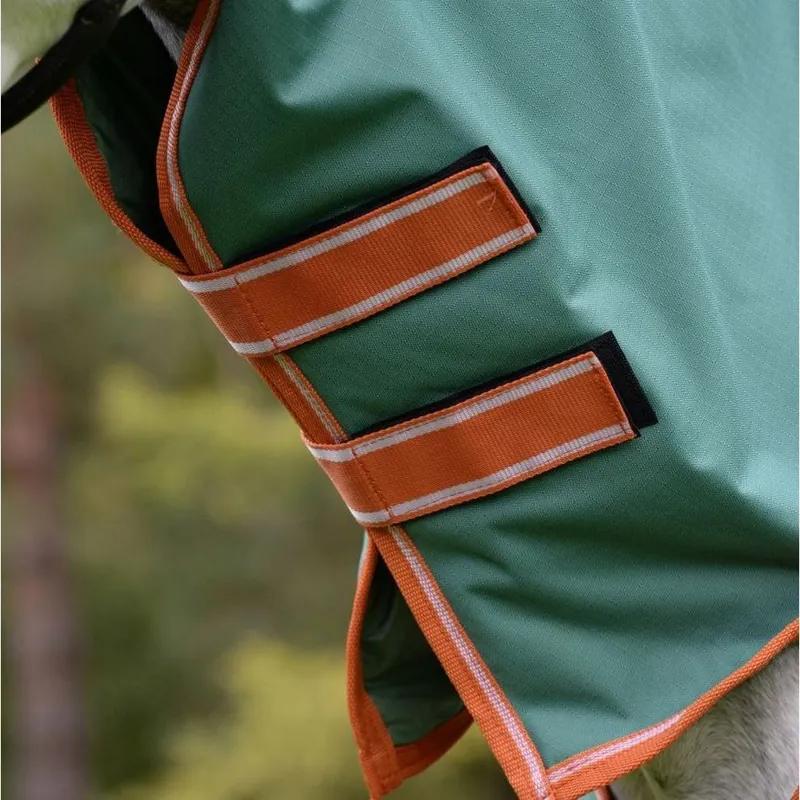 Weatherbeeta Comfitec Tyro Combo Neck 50g Plus Rug - Green/Orange-4