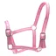 Roma Headcollar And Lead Set - Pink/Silver