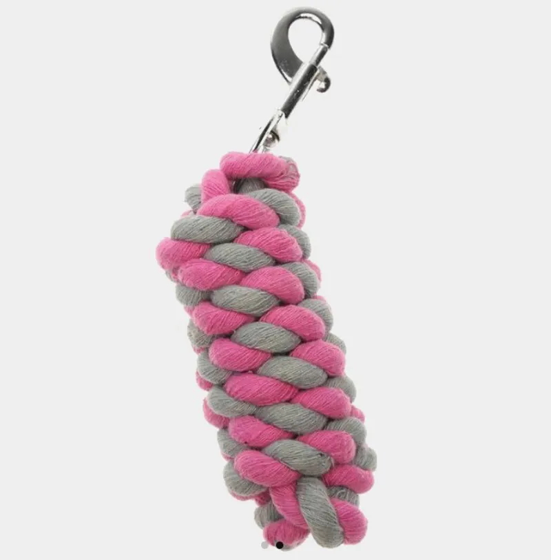 Roma Headcollar And Lead Set - Pink/Silver-1