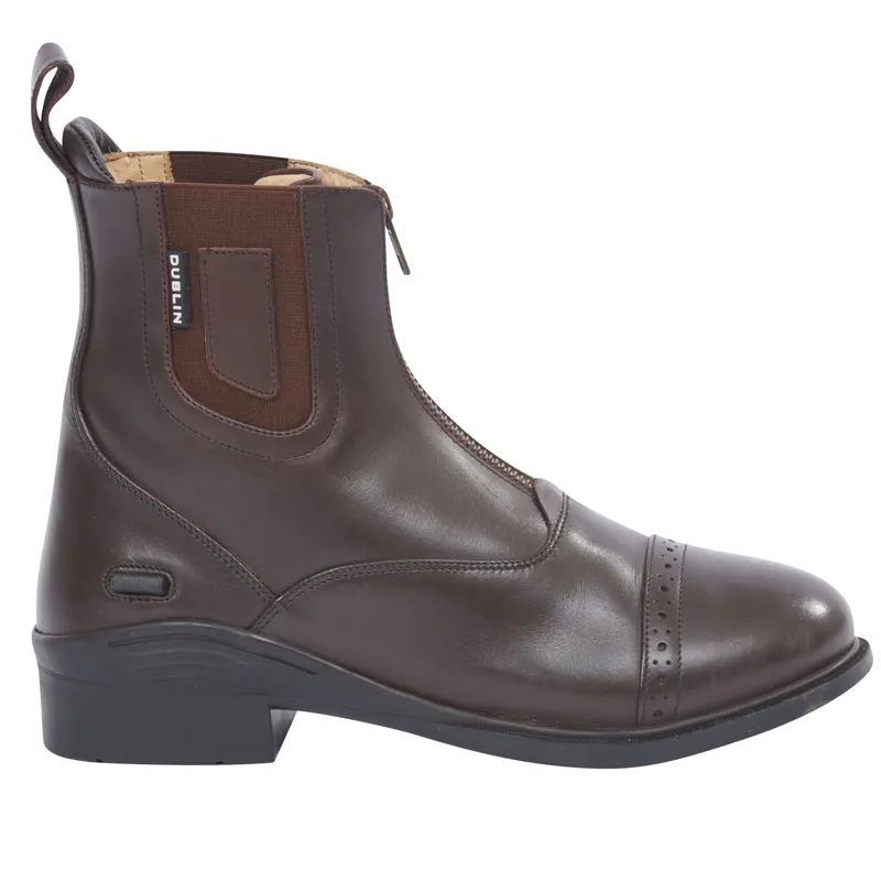 Dublin Evolution Zip Front Paddock Boots - Brown-1