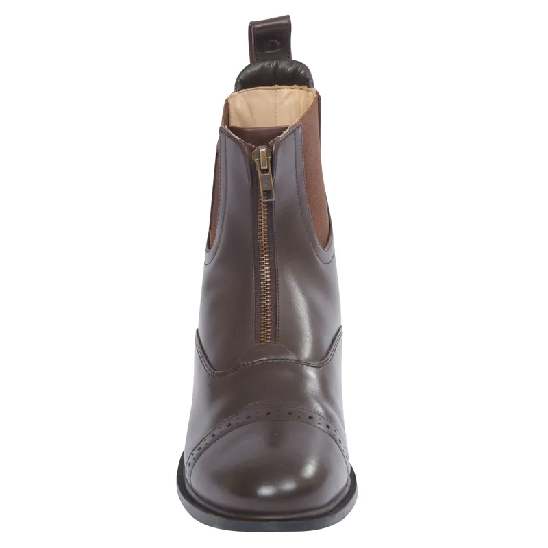 Dublin Evolution Zip Front Paddock Boots - Brown-4