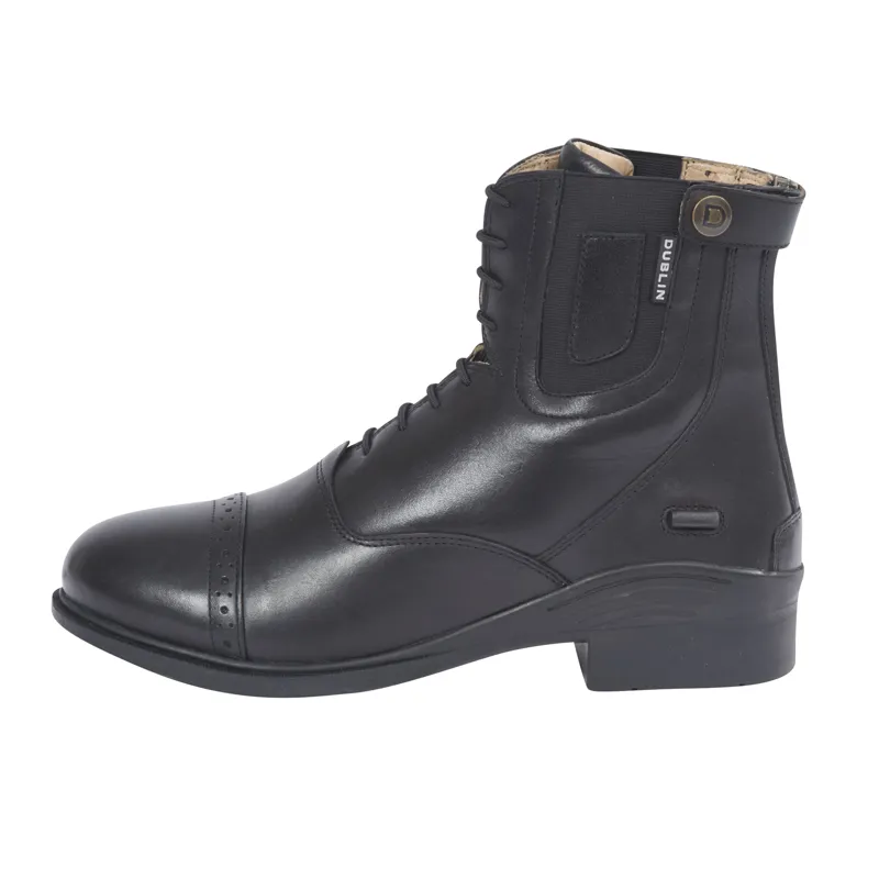 Dublin Evolution Lace Front Paddock Boots - Black-1