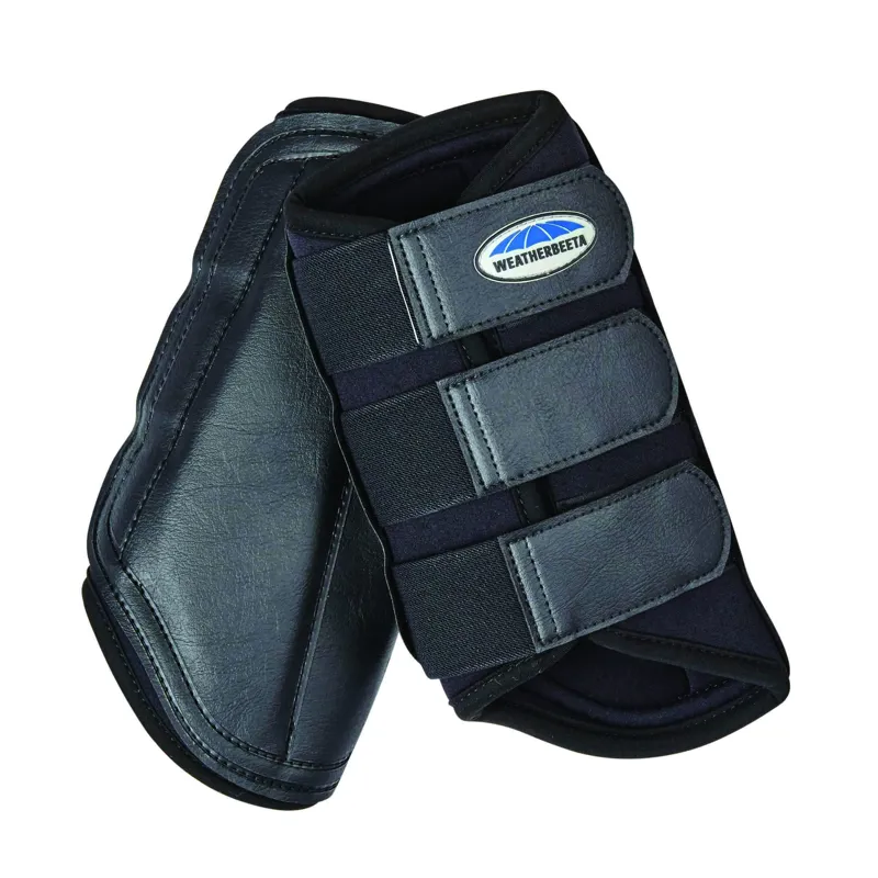 Weatherbeeta Single Lock Brushing Boots - Navy