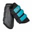 Weatherbeeta Single Lock Brushing Boots - Black/Turquoise