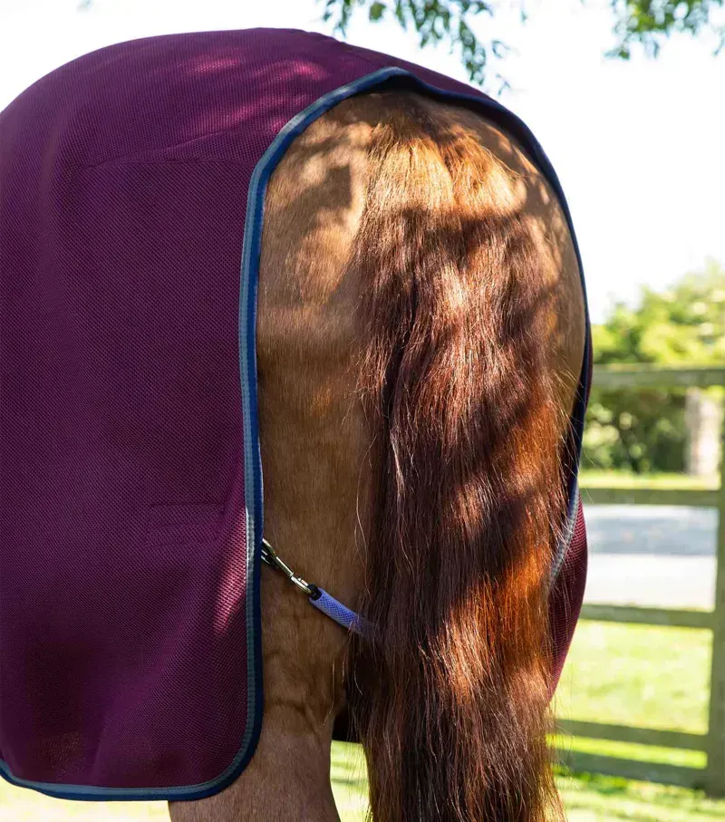 Premier Equine Airflow Cooler Rug - Burgundy-4