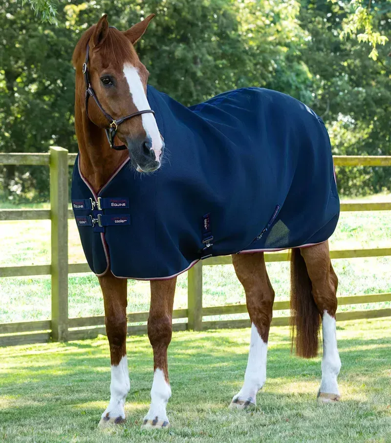 Premier Equine Airflow Cooler Rug - Navy