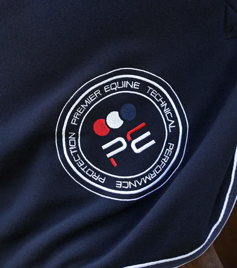 Premier Equine Airtech Horse Cooler Rug - Navy-3