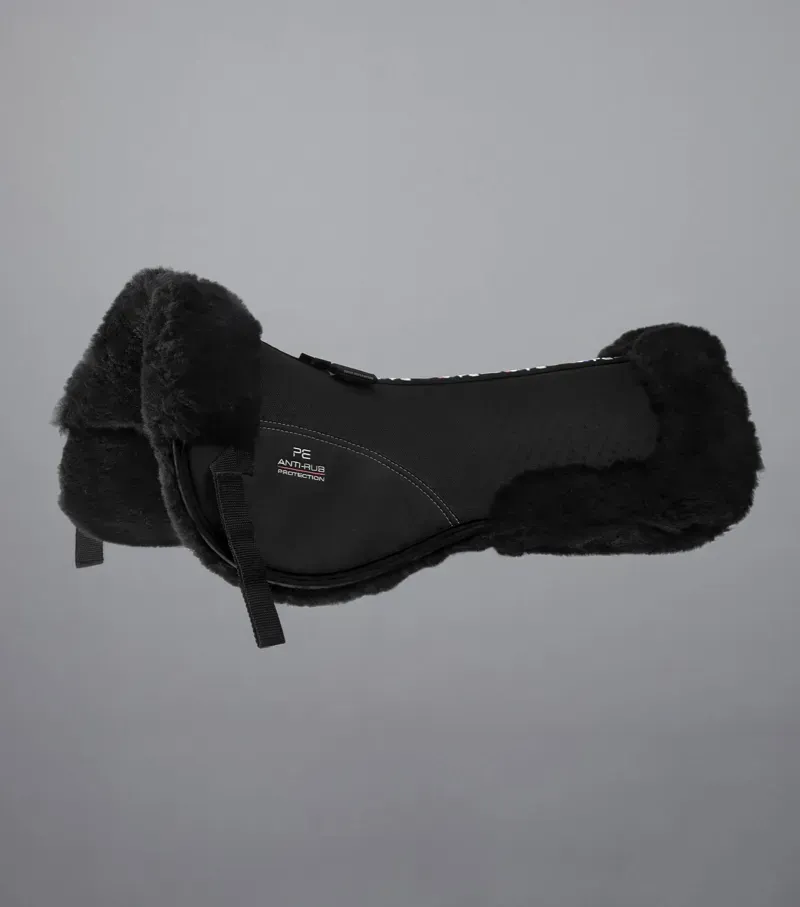 Premier Equine Full Airtechnology Shockproof Wool Half Pad - Black/Black
