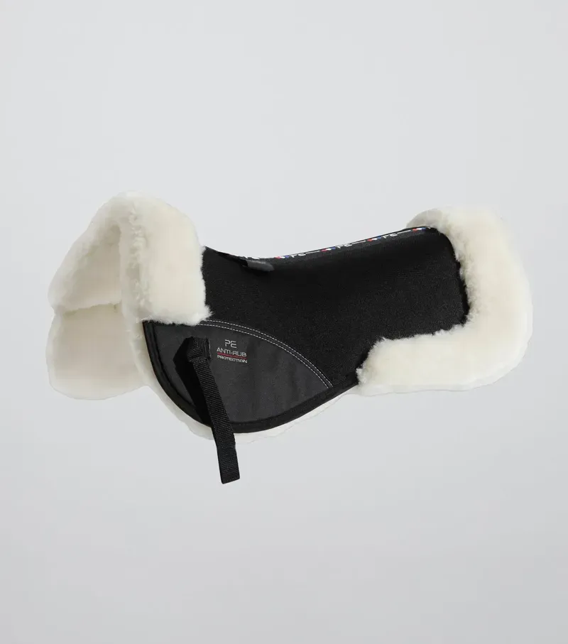 Premier Equine Full Airtechnology Shockproof Wool Half Pad - Black/Natural