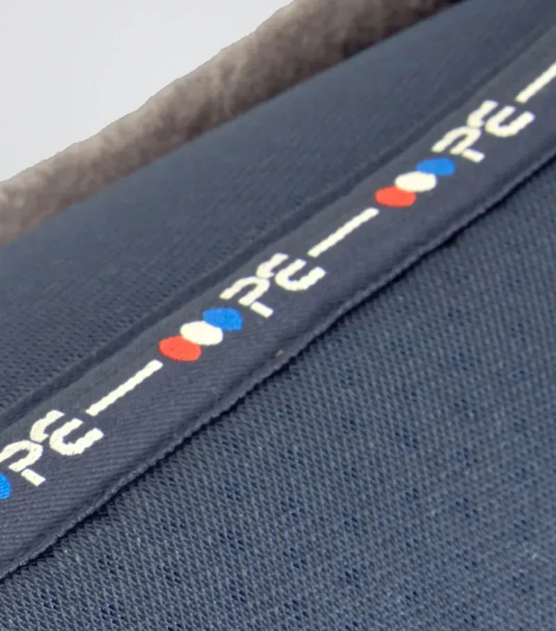 Premier Equine Full Airtechnology Shockproof Wool Half Pad - Navy/Grey-5