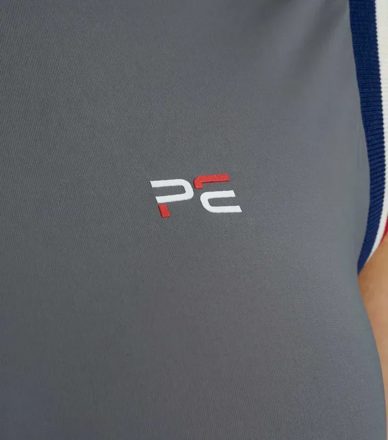 Premier Equine Ladies Alito Sleeveless Riding Top - Anthracite-4