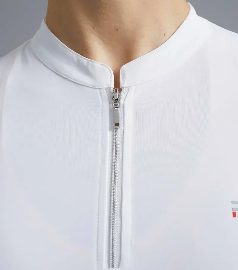 Premier Equine Ladies Alito Sleeveless Riding Top - White-3