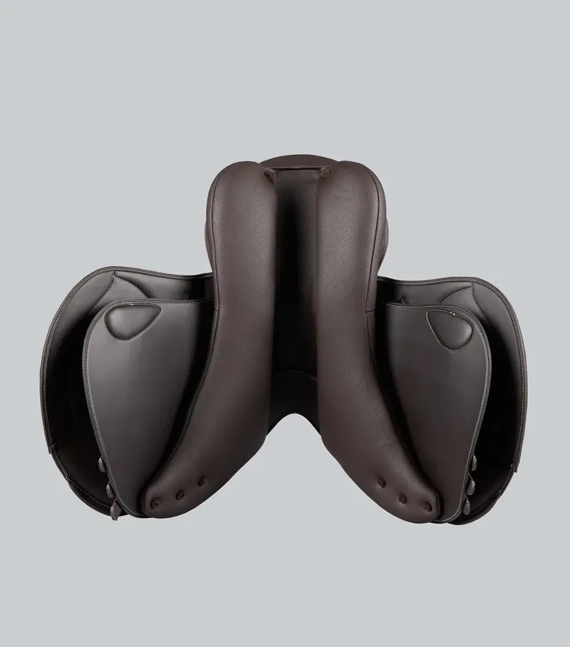 Premier Equine Antibes Synthetic Jump Saddle - Brown-3