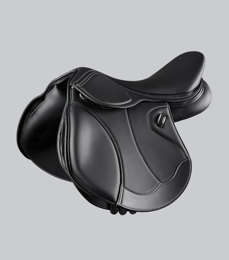 Premier Equine Antibes Synthetic Jump Saddle - Black