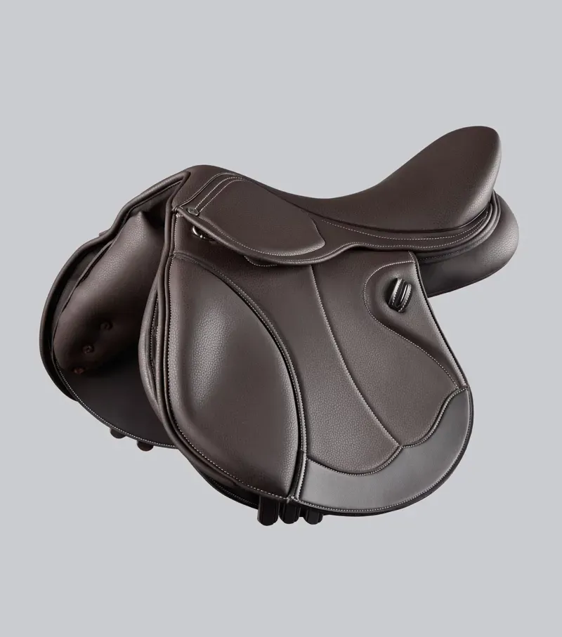 Premier Equine Antibes Synthetic Jump Saddle - Brown