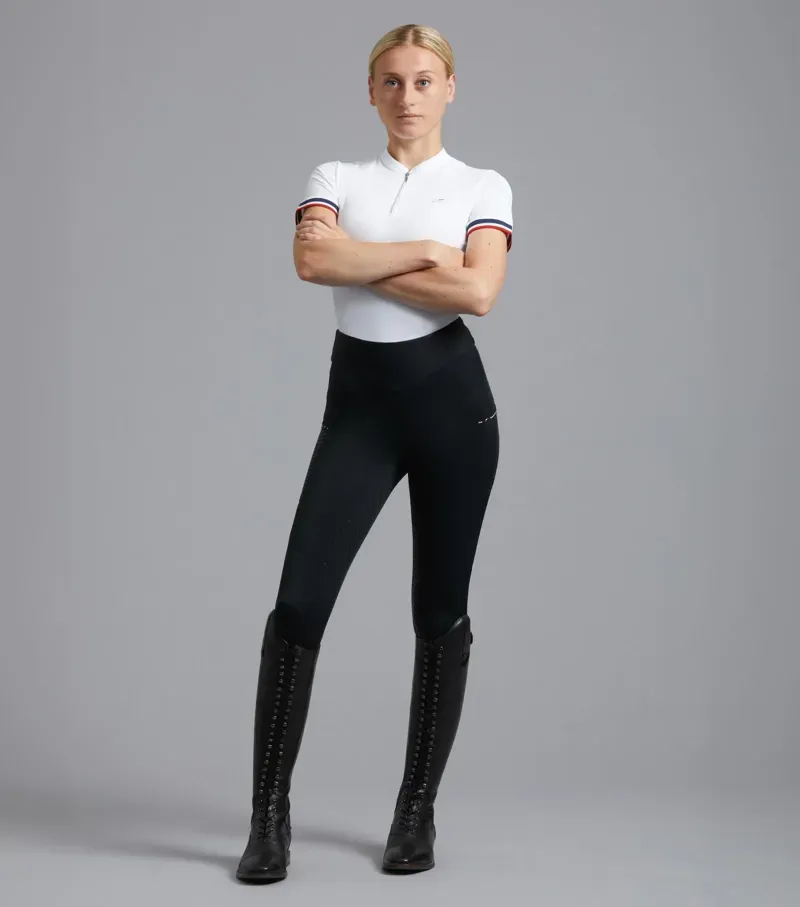 Premier Equine Ladies Aporia Riding Tights - Jet Black
