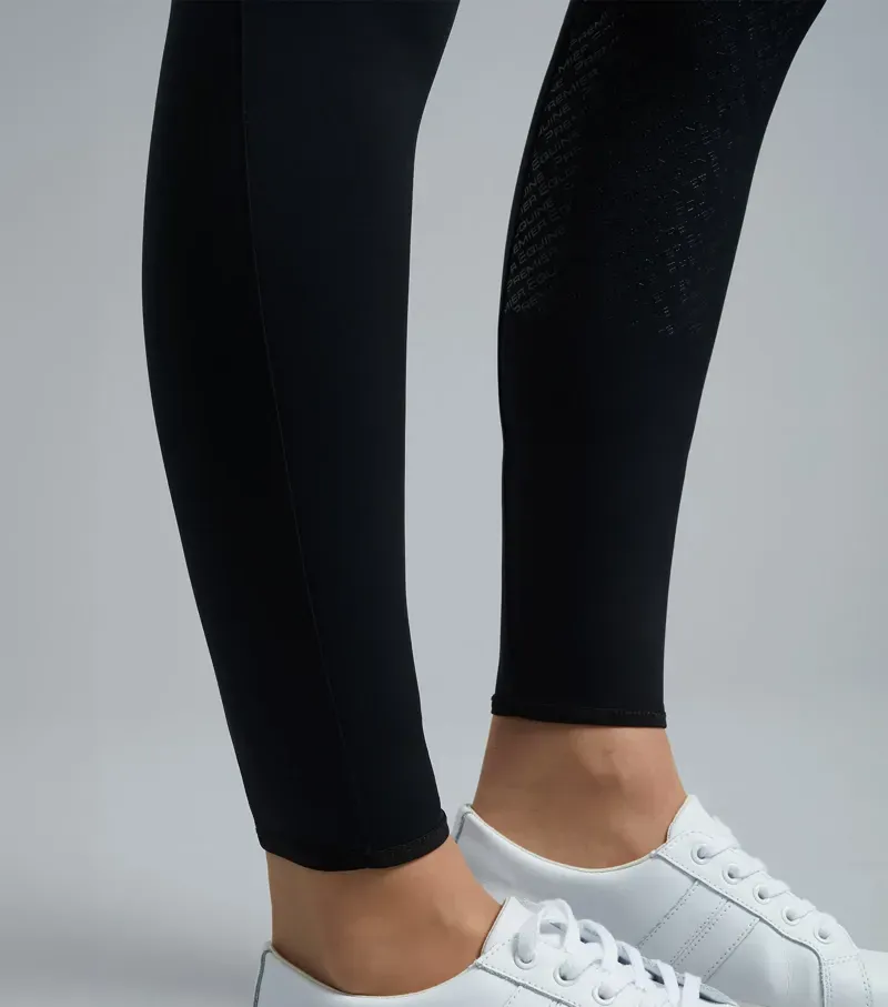 Premier Equine Ladies Aporia Riding Tights - Jet Black-4