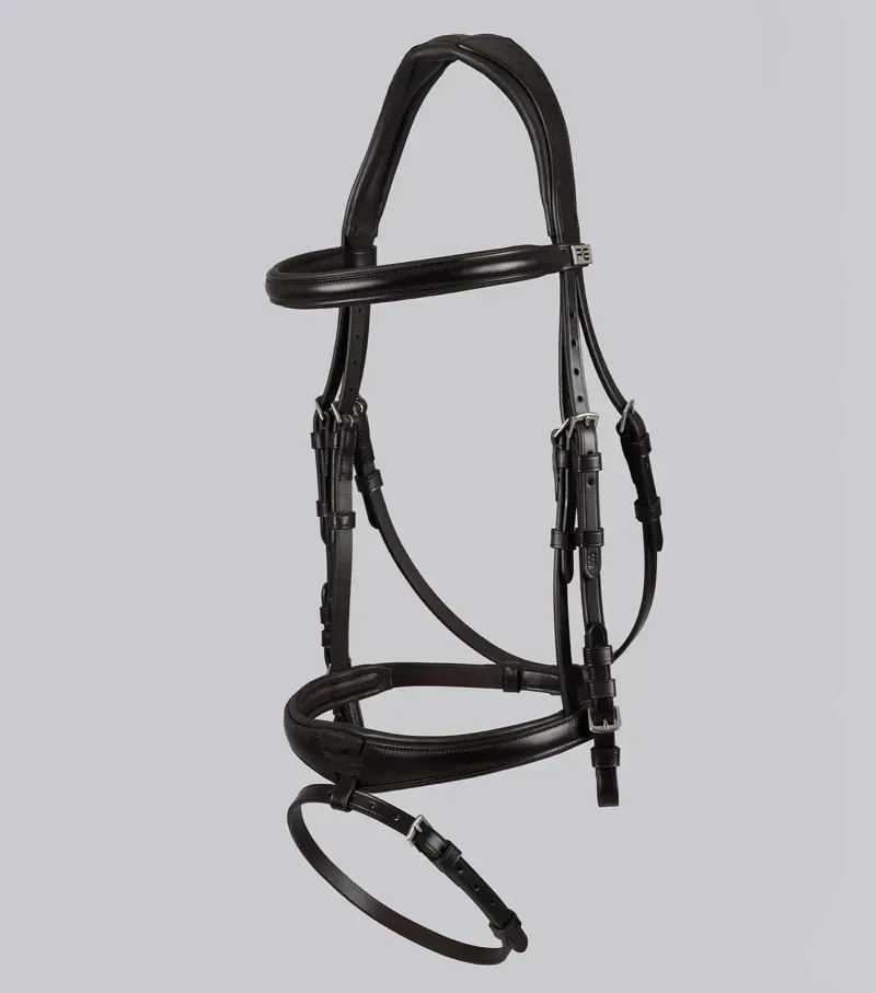 Premier Equine Artana Snaffle Bridle - Brown-4
