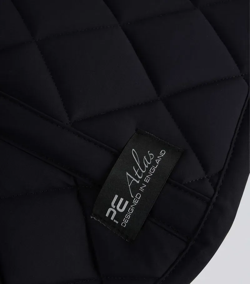 Premier Equine Full Atlas Close Contact Dressage Square - Black-4