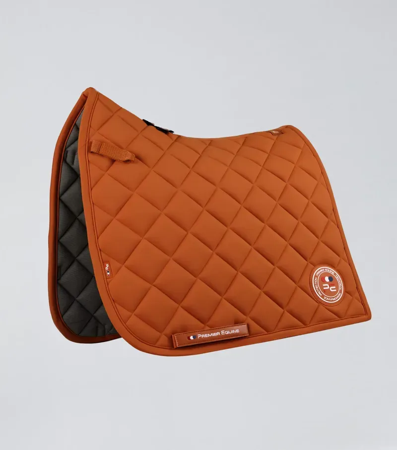 Premier Equine Full Atlas Close Contact Dressage Square - Burnt Orange