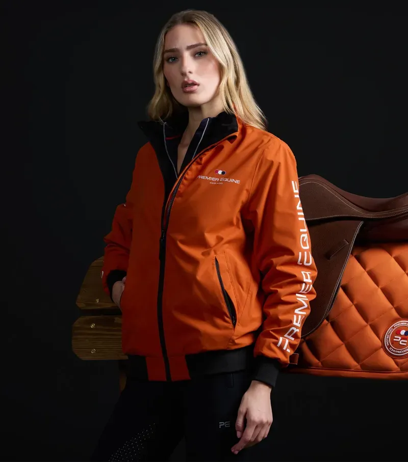 Premier Equine Full Atlas Close Contact Dressage Square - Burnt Orange-4