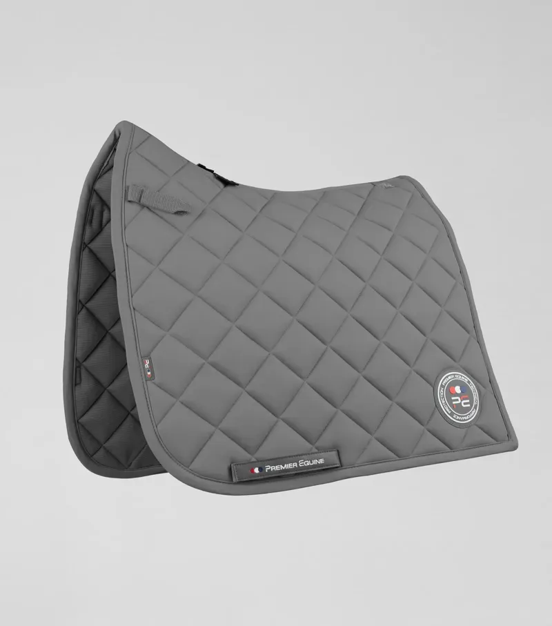 Premier Equine Full Atlas Close Contact Dressage Square - Grey