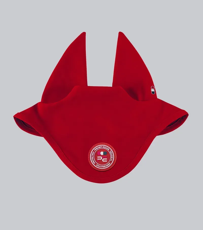 Premier Equine Atlas Ear Bonnet - Red