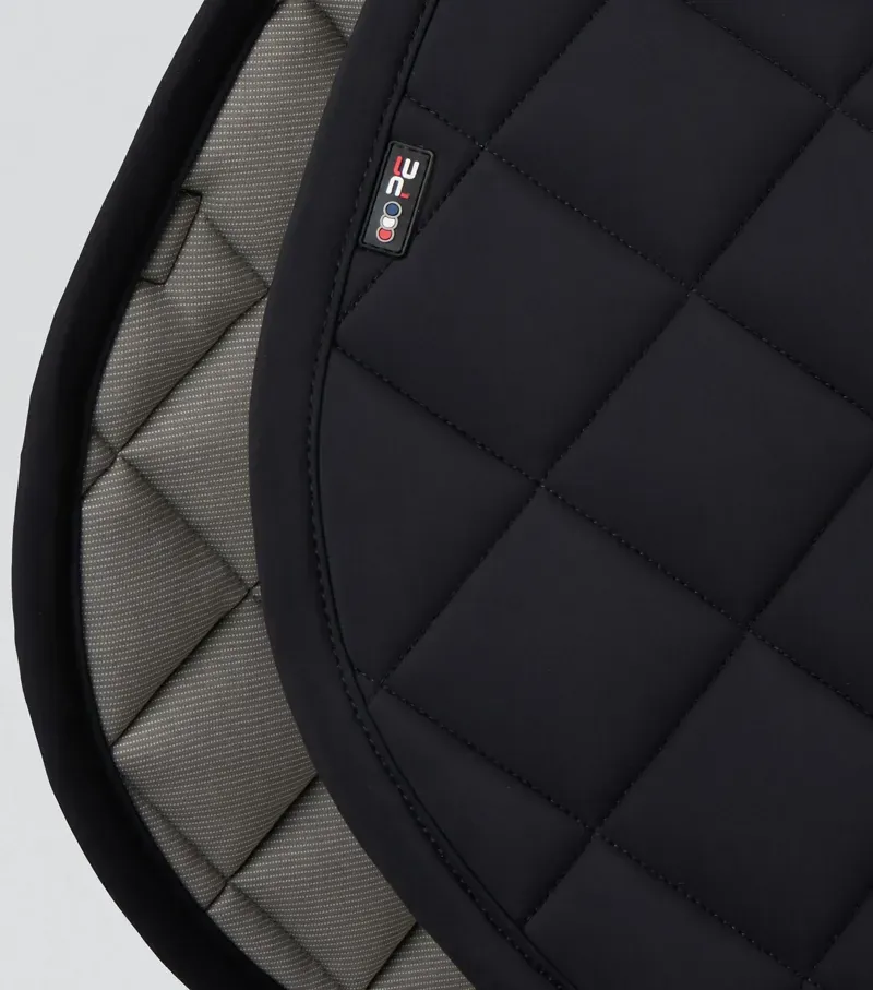 Premier Equine Full Atlas Close Contact GP/Jump Square - Black-2