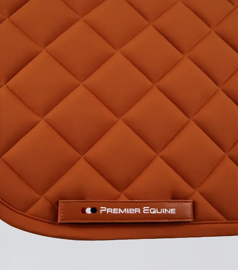 Premier Equine Full Atlas Close Contact GP/Jump Square - Burnt Orange-3