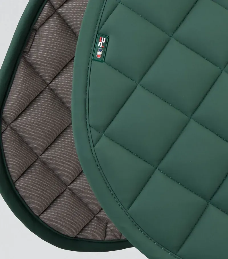 Premier Equine Full Atlas Close Contact GP/Jump Square - Green-2