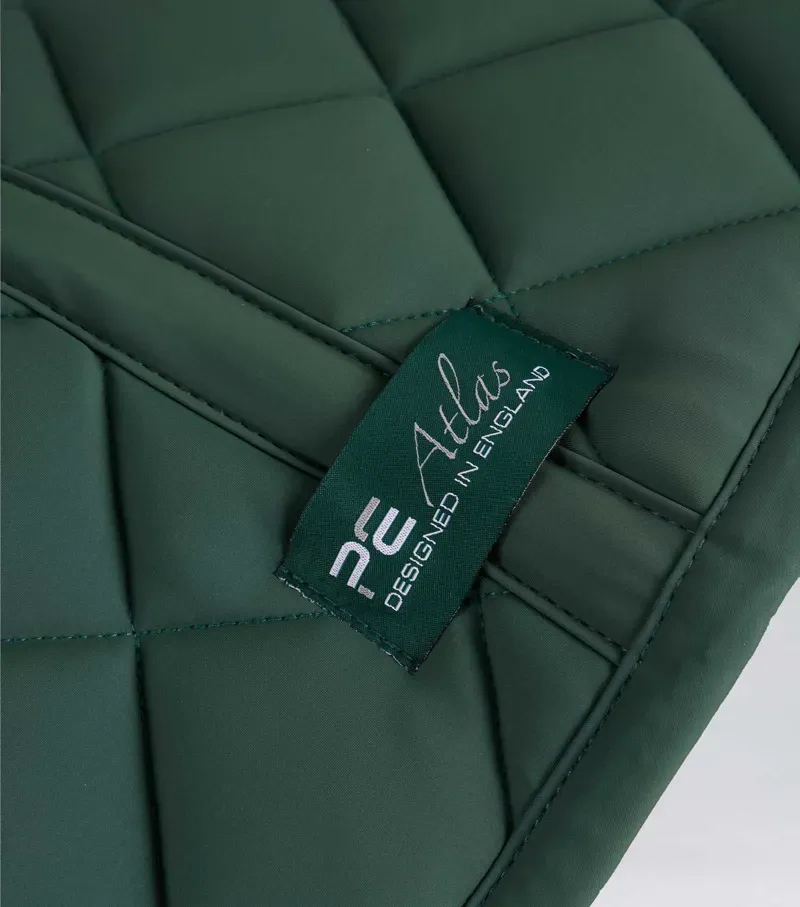 Premier Equine Full Atlas Close Contact GP/Jump Square - Green-4