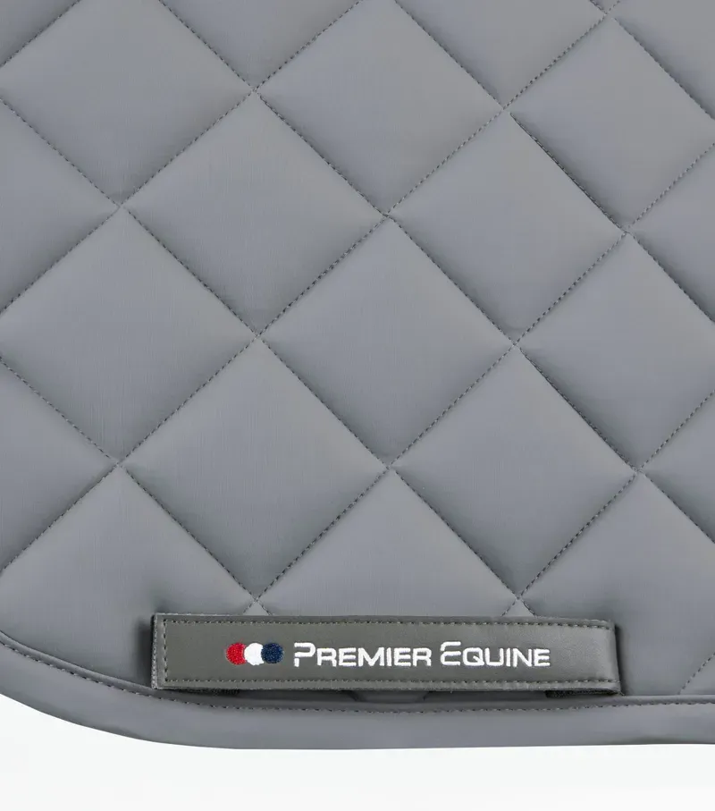 Premier Equine Full Atlas Close Contact GP/Jump Square - Grey-3