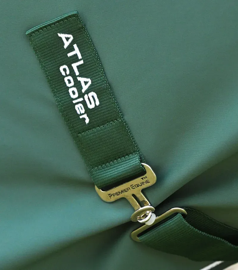 Premier Equine Atlas Horse Cooler Rug - Green-4